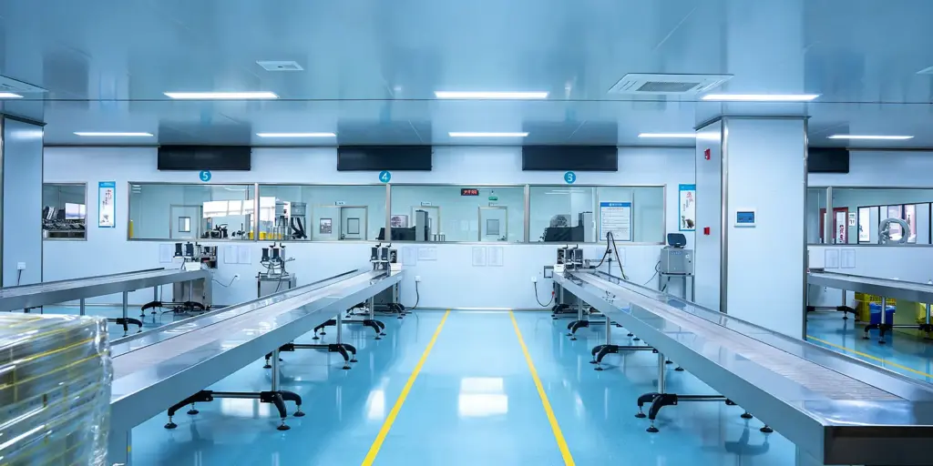 cosmetic OEM manufacturing production line for skincare products