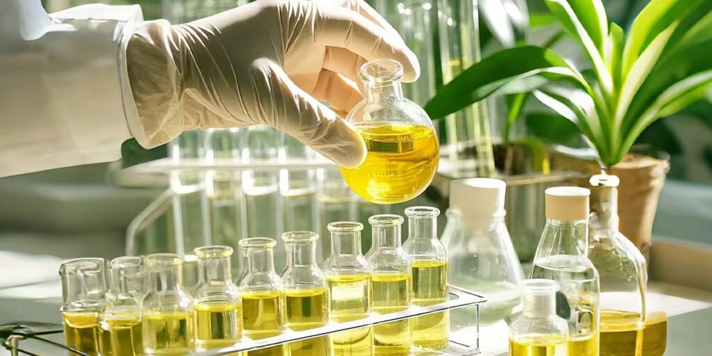 cosmetic whitening serum formulation laboratory research botanical ingredients