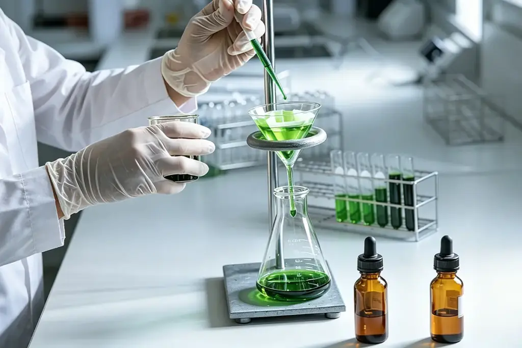 laboratory skincare formulation process for anti inflammaging and anti aging oem development