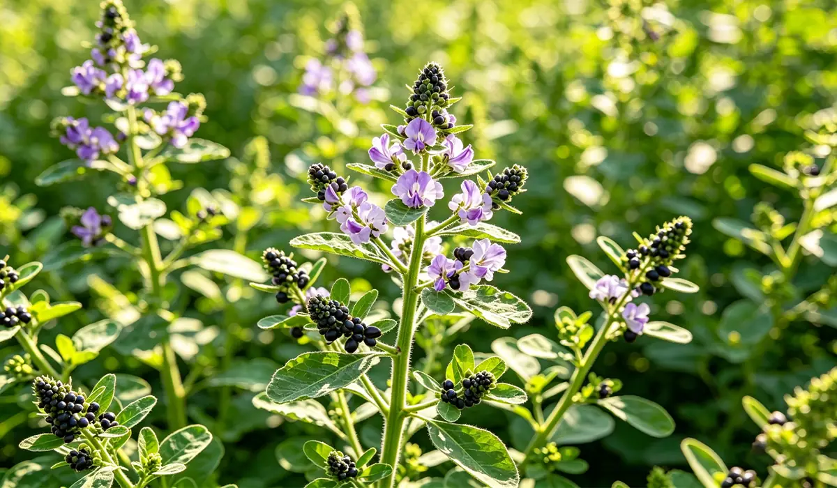 botanical source image representing bakuchiol ingredient used in anti aging skincare formulation