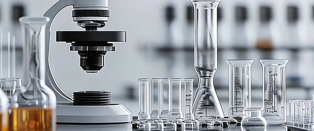 laboratory setup used to represent formulation evaluation and product development in advanced skincare OEM projects