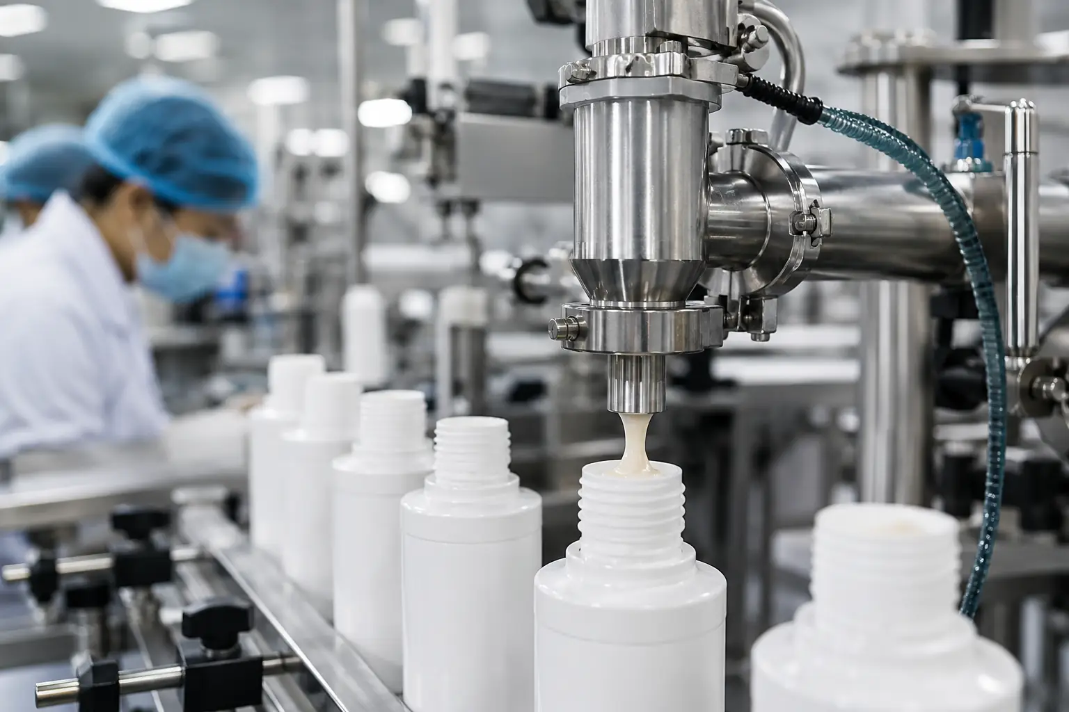 Cleanser OEM filling production line for private label skincare manufacturing