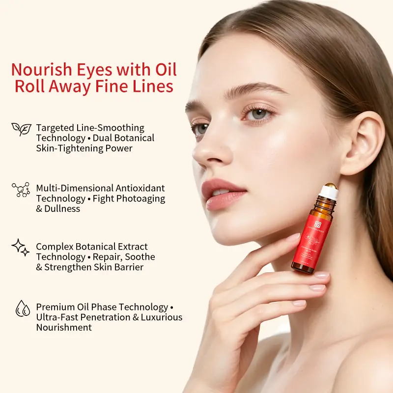 Premium Eye Oil for Fine Lines Private label anti-aging eye oil for targeting fine lines and wrinkles