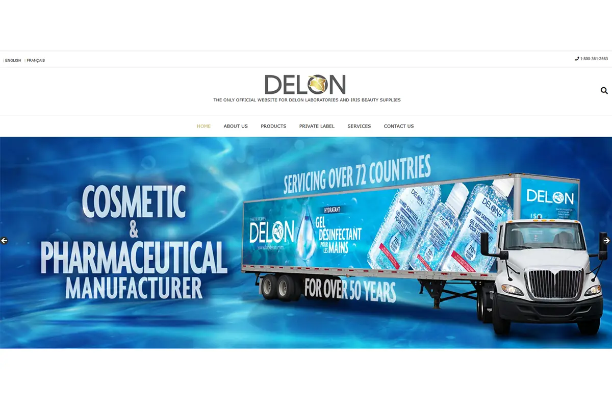 Delon Laboratories private label skincare and face serum manufacturing services in Canada