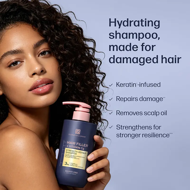 Clean scalp stronger hair shampoo for scalp refresh strength repair and smoother cuticle support