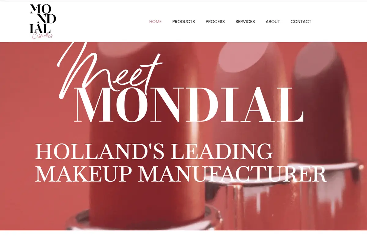 Mondial Cosmetics private label makeup and complexion product manufacturing in the Netherlands