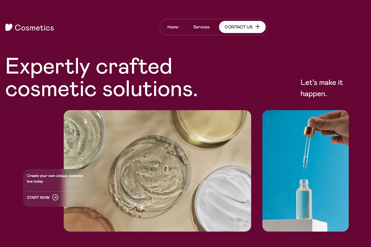 Natural Cosmetics Holland natural waterless skincare and custom cosmetic formulation