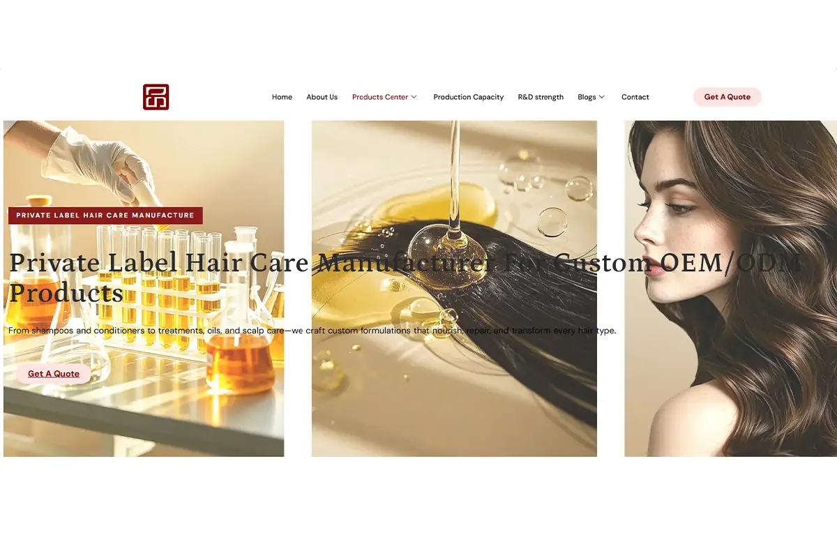 Shangpinhui Biotechnology private label hair care manufacturing for custom conditioners, shampoos, treatments, oils, and scalp care products