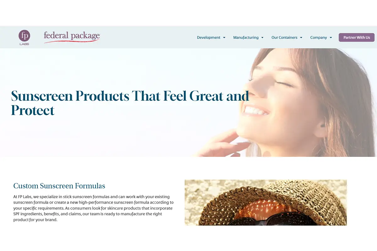 FP Labs Sunscreen Stick Manufacturer