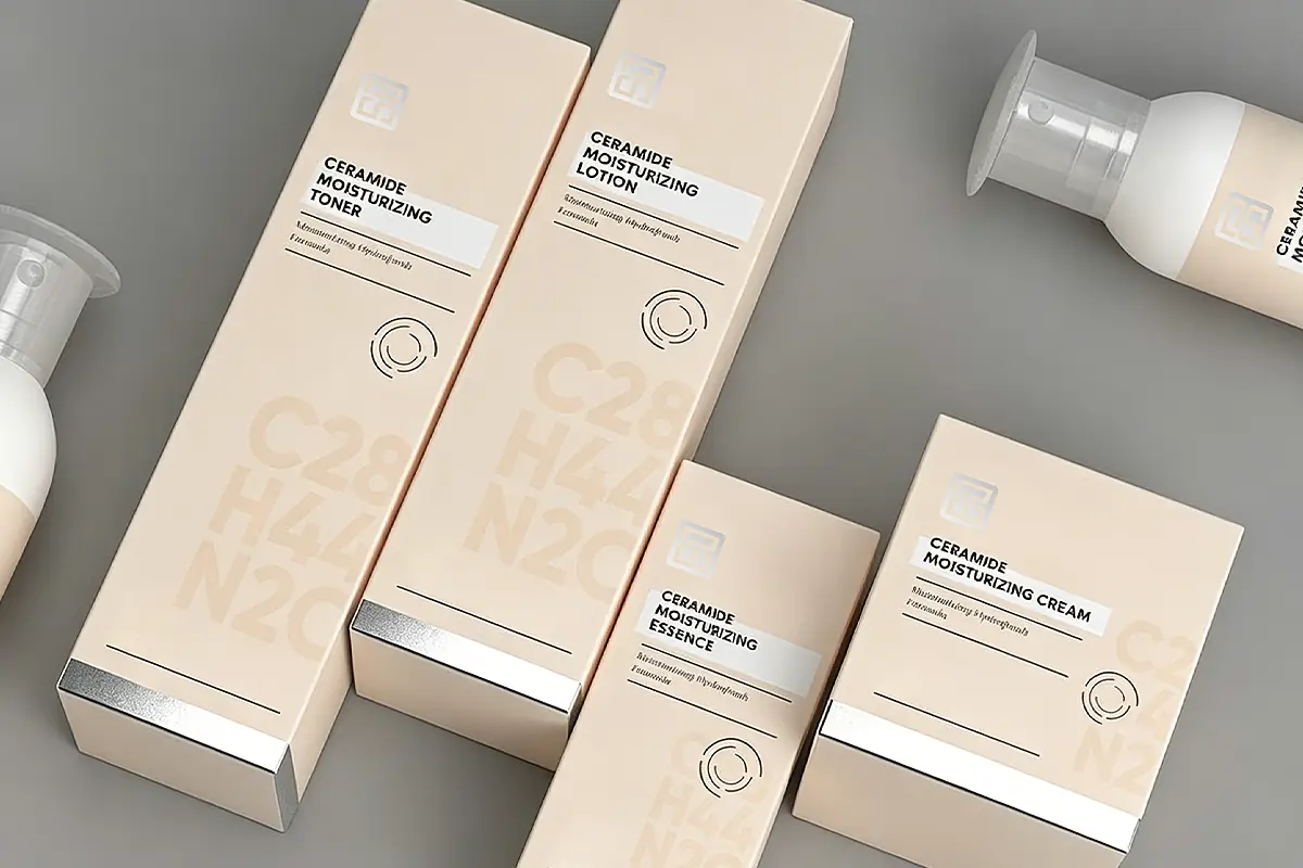 Beauty brand preparing product and packaging information for a skincare OEM quote