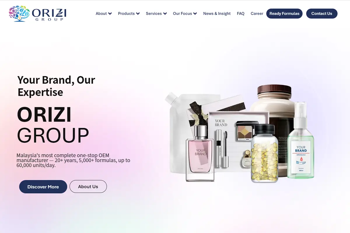 ORIZI Group Ceramide Barrier Repair Cream ready formula featuring ceramides, cholesterol, fatty acids, squalane and hyaluronic acid.