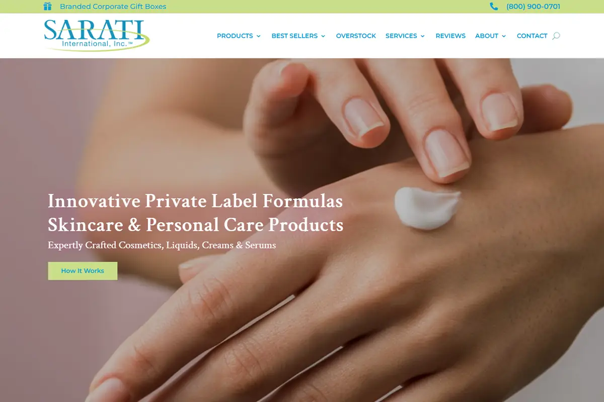 Sarati International Private Label Mineral Sunscreen