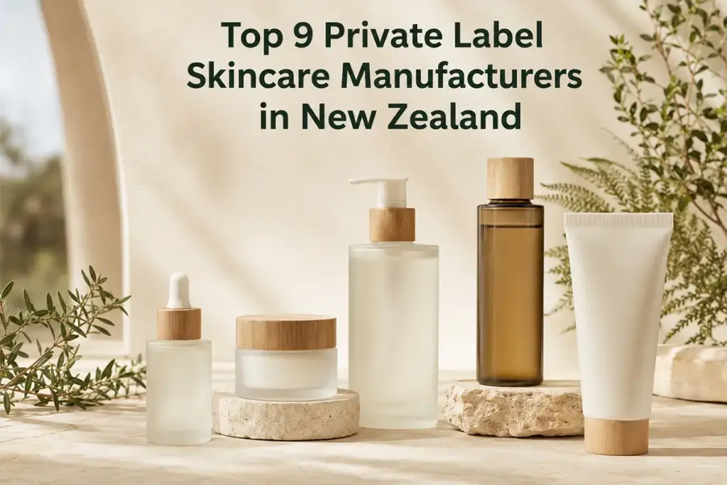 Top 9 private label skincare manufacturers in New Zealand