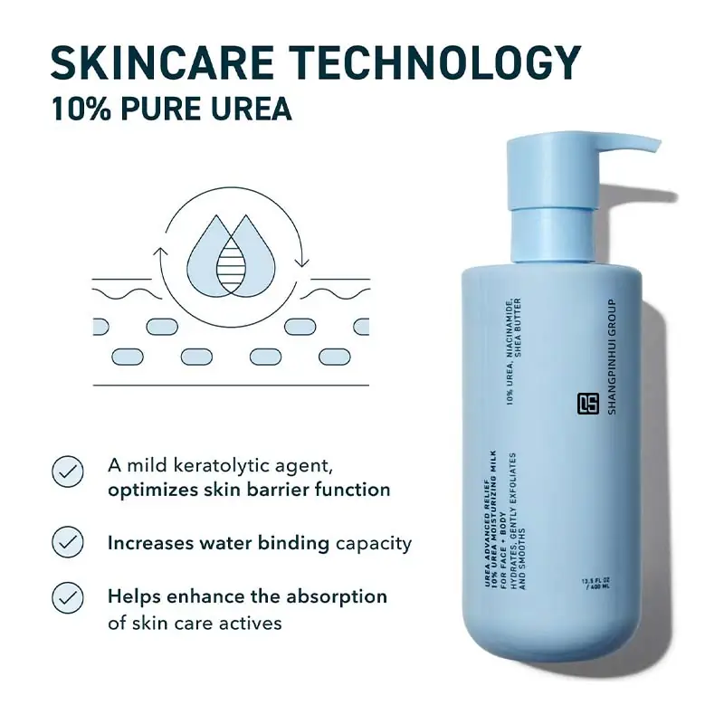 10 percent urea skincare technology for dry rough skin