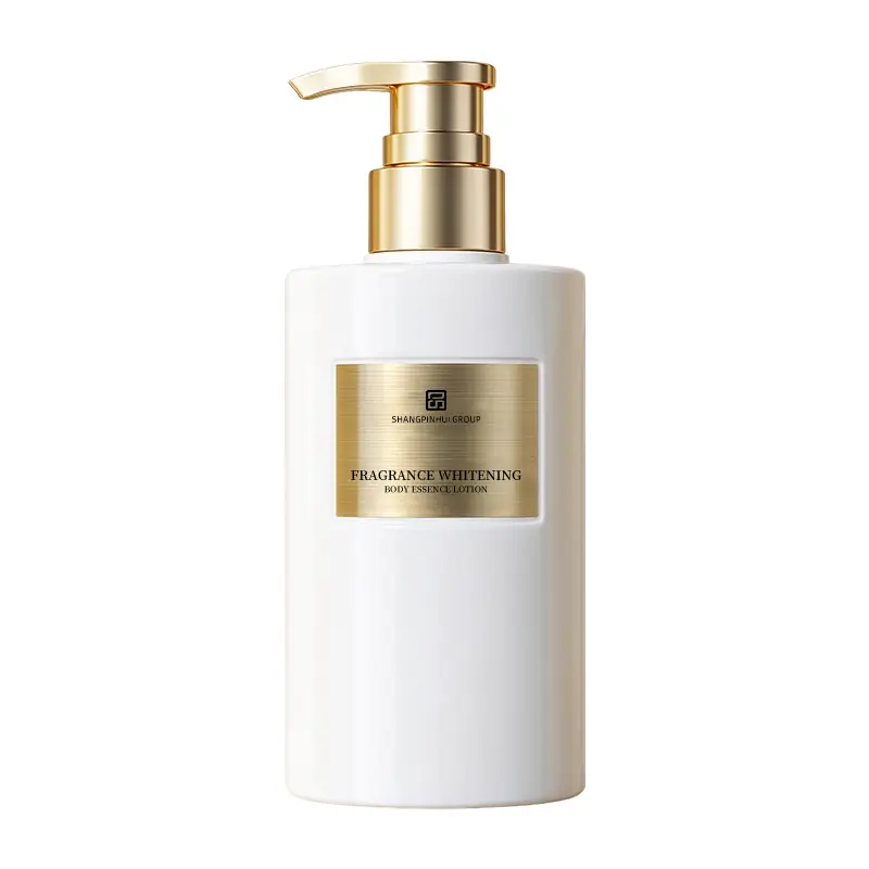 Private label jasmine body lotion in a custom pump bottle