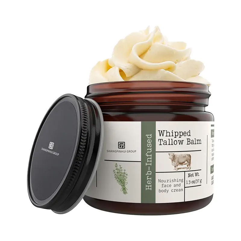 Private label whipped tallow balm for face and body