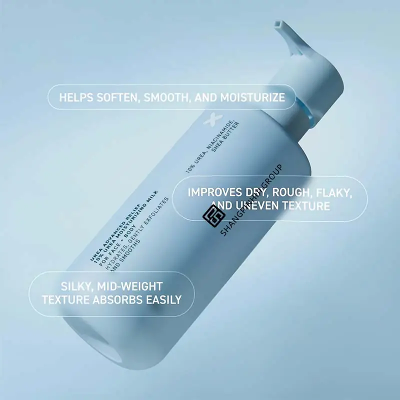 Silky mid-weight urea lotion texture and benefits